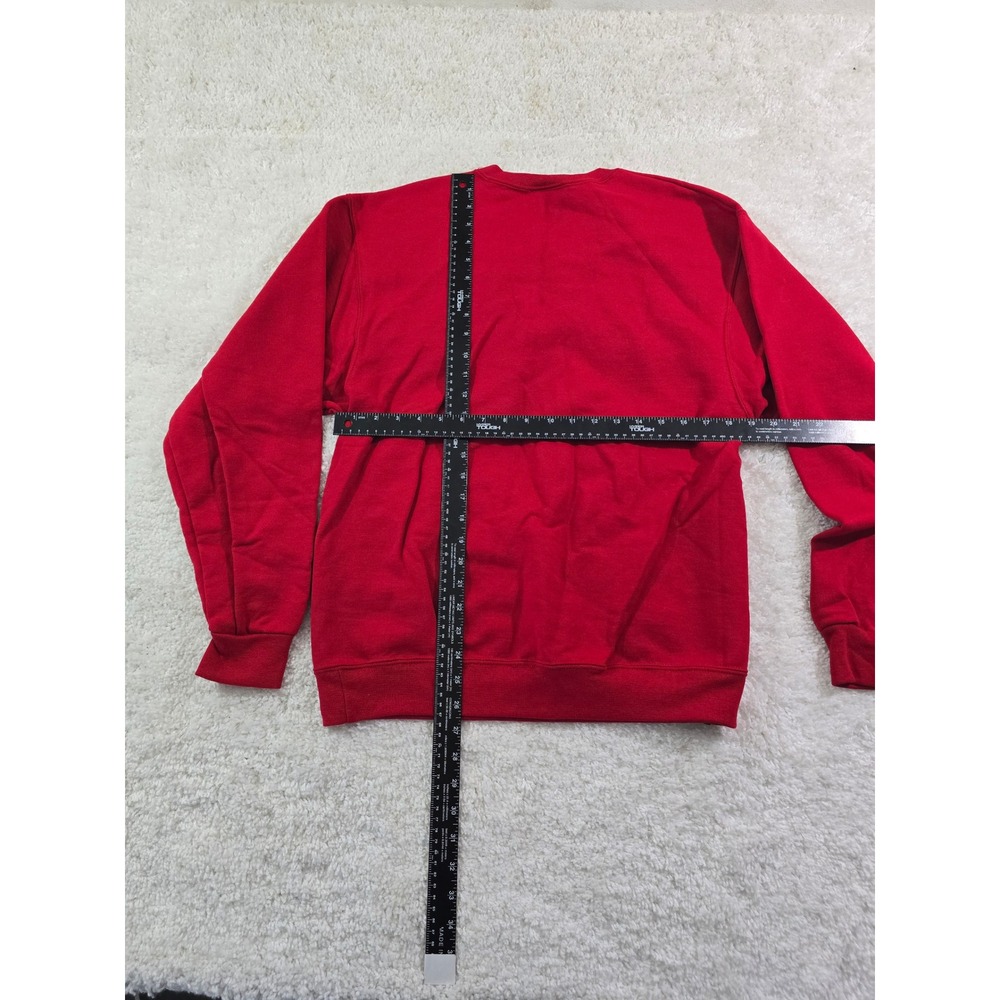 Invisible Bully Jimi Hendrix Graphic Sweatshirt Red Mens Medium Brooklyn Street - Picture 8 of 10